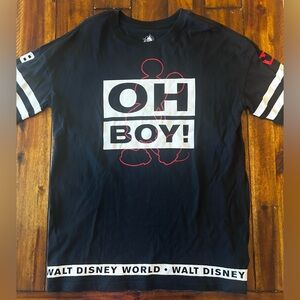 Disney Black T-Shirt with White Logo